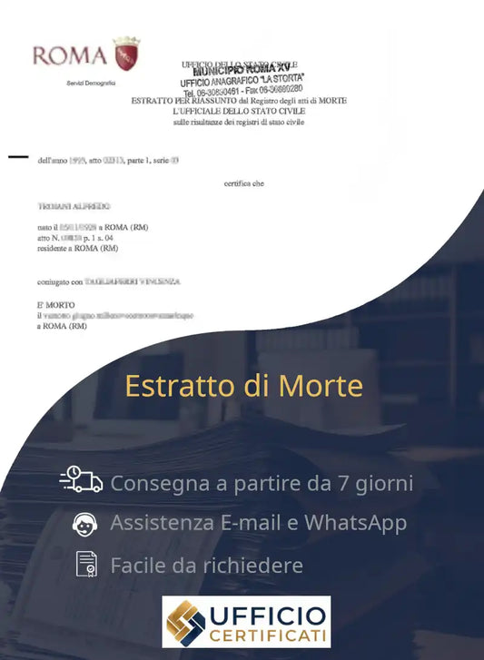 Estratto di morte